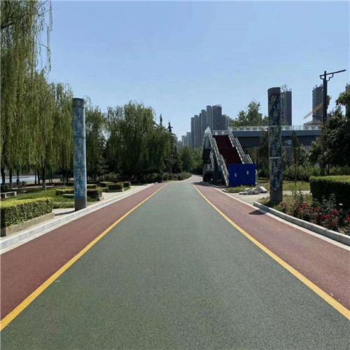彩色陶瓷防滑路面